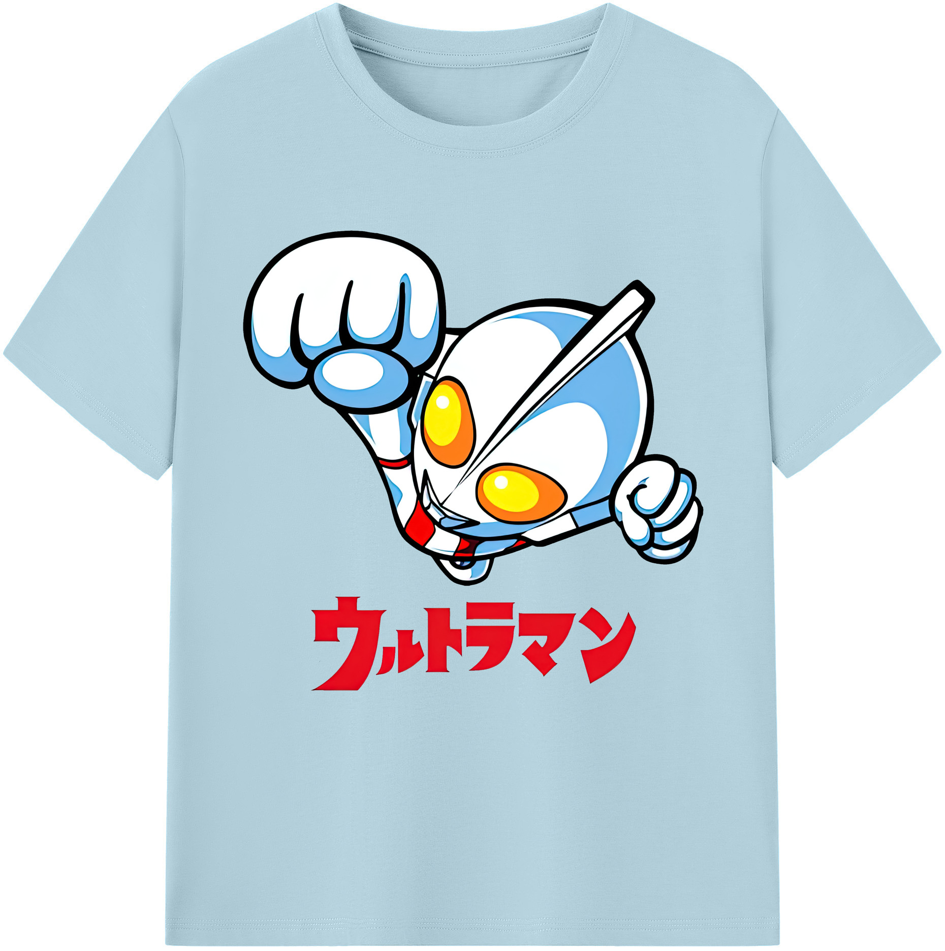 （画像用） ウルトラマン Ultraman 綿100％半袖Tシャツ（フロントプリント）